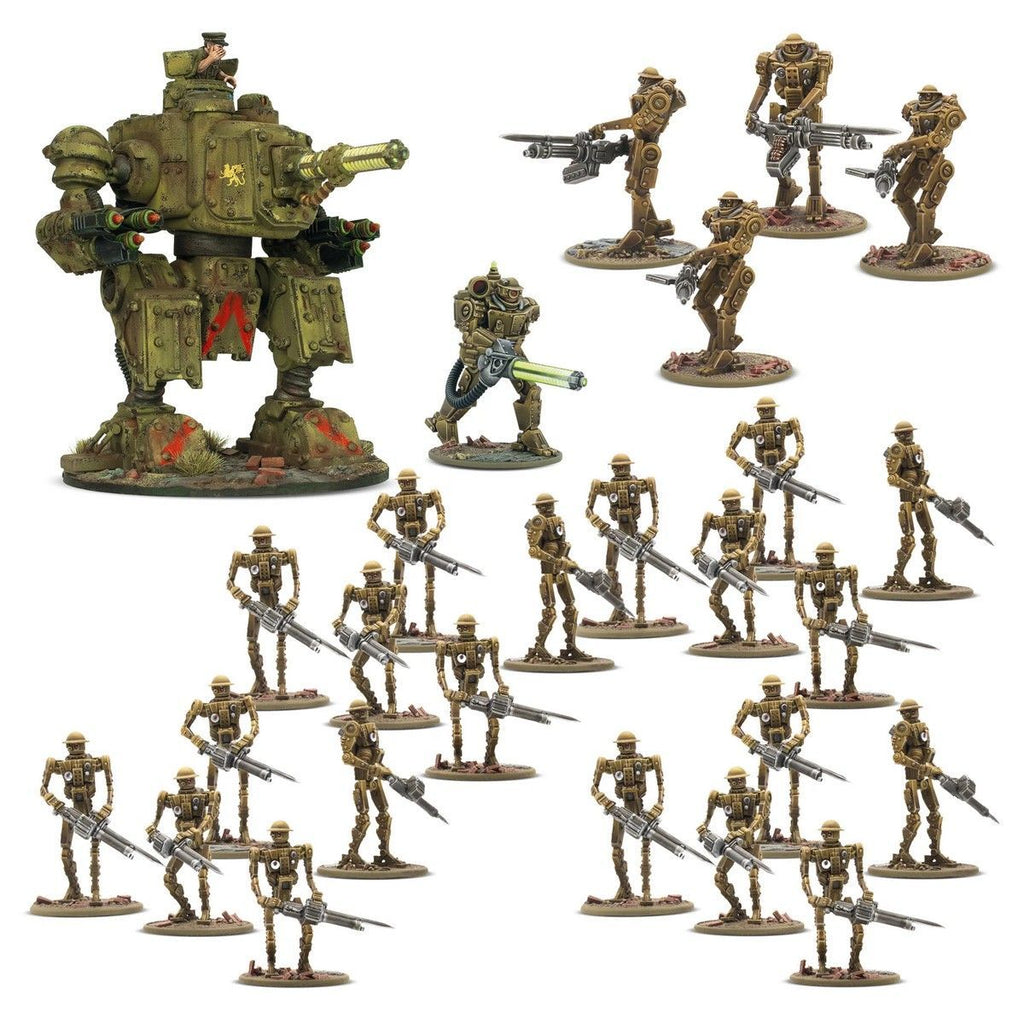Konflikt '47: British Commonwealth - Automated Battalion - Starter Army - PRE-ORDER, SHIPPING FROM 7TH NOV 2025