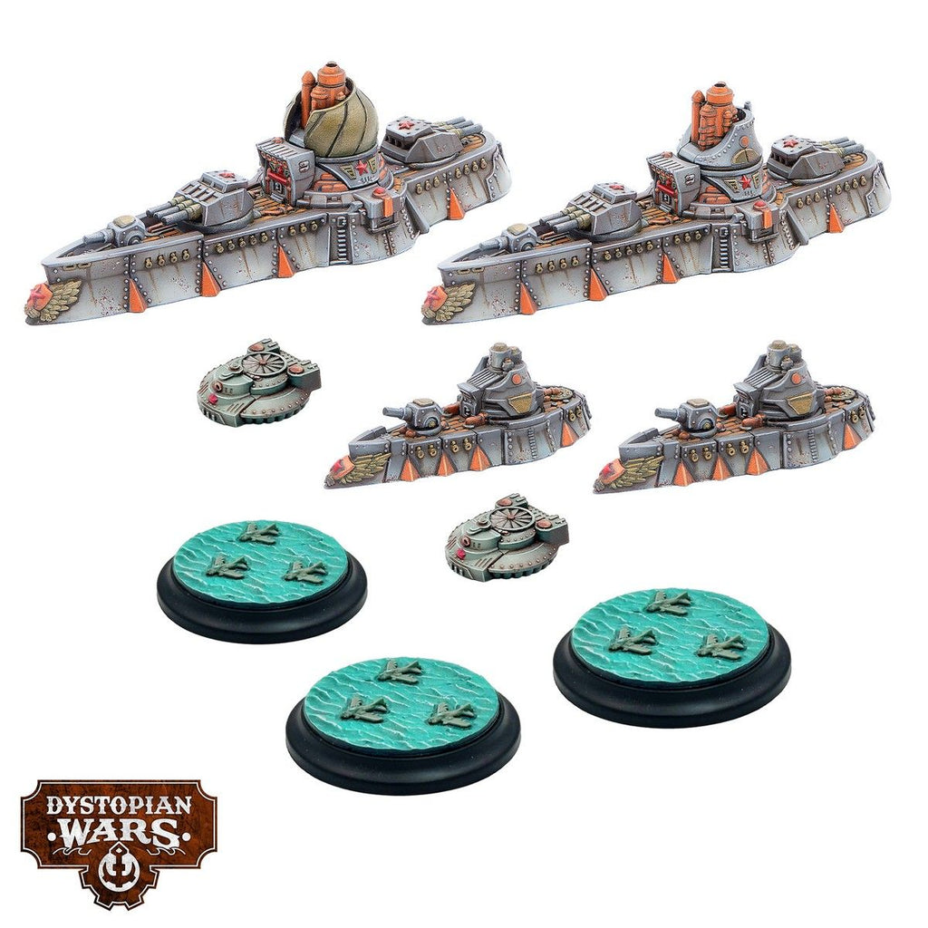 Dystopian Wars: Commonwealth Frontline Squadrons - PRE-ORDER: RELEASED 3/10/26